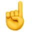 Finger Up emoticon